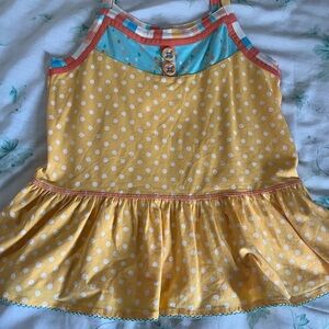 Matilda Jane Yellow Polka Dot Kids Camisole